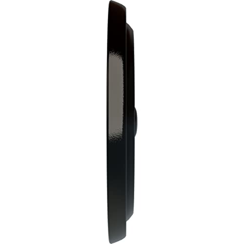 Image of 9 5 /8 inchOD x 1 1 /8 inchP Maria Ceiling Medallion (Fits Canopies up to 1 3 /4 inch), Black Pearl