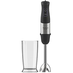 Batidora De Mano Premier Taurus Amazing AHB1000X - Batidora de mano 1000W, regulador 20 velocidades, función Turbo, cuchillas de 4 filos de acero inoxidable, diseño ergonómico soft-touch, sin accesorios