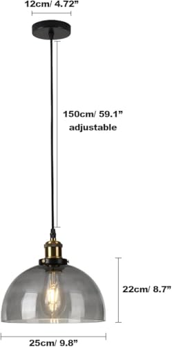 Lampe suspendue vintage réglable pour harmoniser l'éclairage de chambre - 3