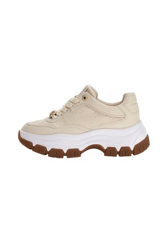 Sneakers Guess Donna FLFBRT ELE12 Berrett2 Cream basket
