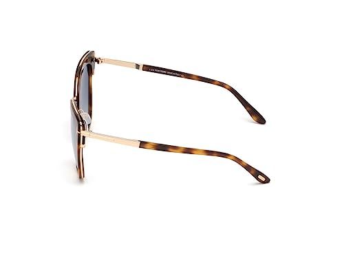 Tom Ford Butterfly Sunglasses TF717 Simona 53Q Blonde Havana/Gold 57mm FT07172