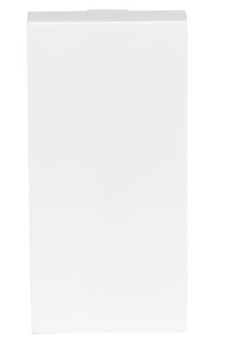 Image of MX Blank Dummy Cover 1 Module | 22.5 x 45mm Modular Socket Plate | Premium ABS Wall Plate for Covering Unused Switch Slots | Home & Office Use | White - Pack of 2