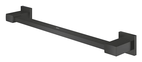 Barre d'appui GROHE Start Cube 504mm noir mat en métal à fixations cachées - 4