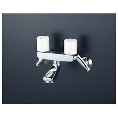 Amazon | KVK 2ハンドル混合水栓 吐水口固定 寒冷地用 KM2GN3Z | 洗濯