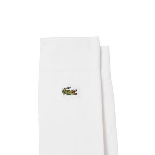 Lacoste Unisex 5-Pack Cotton Socks, 35-38, White2