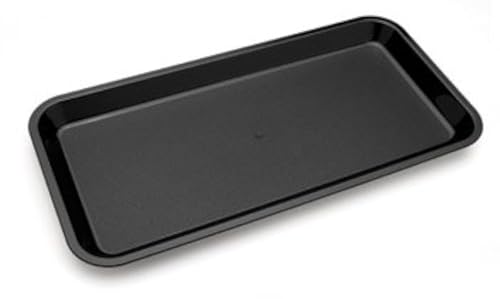 Harfield Polycarbonate Plastic Individual Serving Platter Black (Pack of 2)