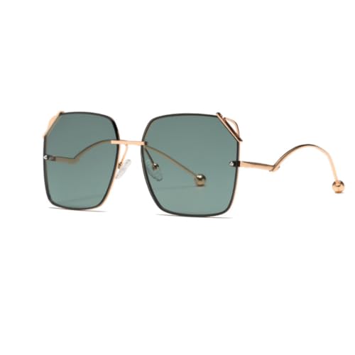 Lunettes de soleil tendance monture nylon et métal chic