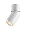 Spot LED Plafonnier Moderne Applique 15W CRI>90 Vertical Horizontal Rotation, ø60mm 36° Blanc naturel 4000K pour Salon Bureau Commercial Chambre d’Enfant Cuisine, Blanc