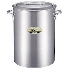 DON 寸胴鍋 アカオアルミ 飲食店 ラーメン 大容量 スープ 蓋付 42cm Amazon｜アカオアルミ DON 深型寸胴鍋 42cm アルミニウム合金
