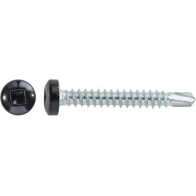 Tornillo Auveco #8 x 1.25 pulg cabeza cuadrada pintada miniatura 1