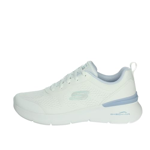 Skechers Skech Air Dynamight 2.0   Zapatos para Mujer, Blanco Azul Claro, 38 EU