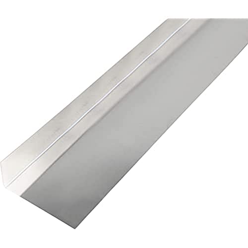Alberts 462932 Glattblech | gekantet, L-Form | Aluminium, natur | 1000 x 135 x 30 mm