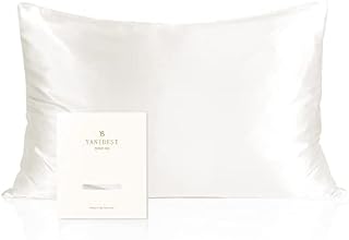 YANIBEST 100 Pure Mulberry Silk Pillowcase 22 Momme 600 Thread Count SilK Pillowcase for Hair and Skin - Hidden Zipper Design Silk Pillow Case, 1 Pack