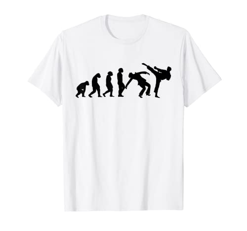 Karate Taekwondo Aikido Ju-Jutsu Kung-Fu Evolution Karate T-Shirt