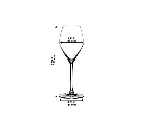 Riedel - 4411/55 Extreme Rose/Champagne Wine Glass, Set of 4, Clear