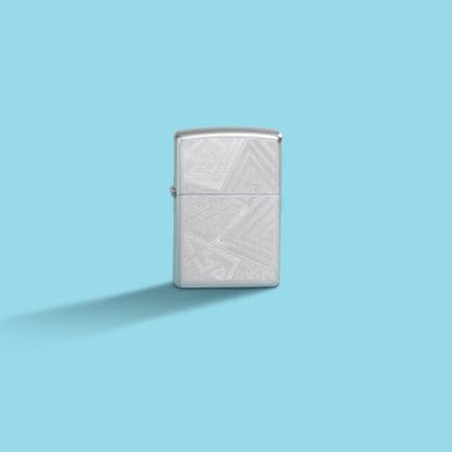 Encendedor Zippo grabado satin chrome miniatura 4