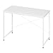 WOLTU Schreibtisch 100x50cm, Kleiner Computertisch, Bürotisch eckig, PC Tisch mit Metallgestell, für Büro Homeoffice Arbeitszimmer Schlafzimmer, aus Holzwerkstoff, Weiß
