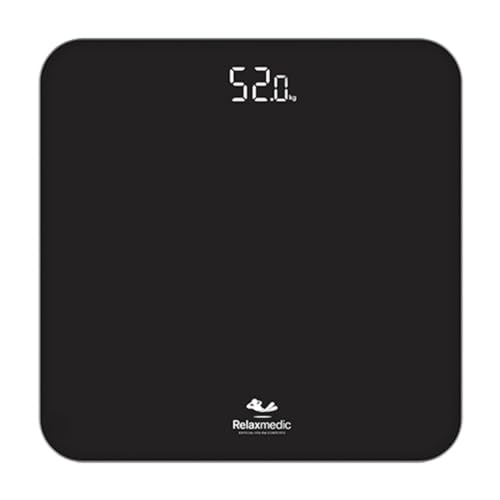 Balança Corporal Digital De Banheiro Ônix 180kg - Relaxmedic