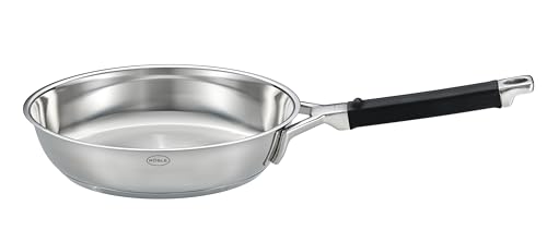 RÖSLE SILENCE PRO Bratpfanne Ø 20 cm, Edelstahl 18/10, silbern/schwarz – Ansicht 1