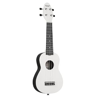 Ortega Guitars Ukulélé Soprano blanc – Keiki K2 – Kit de démarrage incluant Accordeur, Courroie, 5 Médiators Medium et… - Les Beatles, Paul McCartney, John Lennon, RIngo Starr, George Harrison Ortega Guitars Ukulélé Soprano blanc - Keiki K2 - Kit de démarrage incluant Accordeur, Courroie, 5 Médiators Medium et… – Image 2