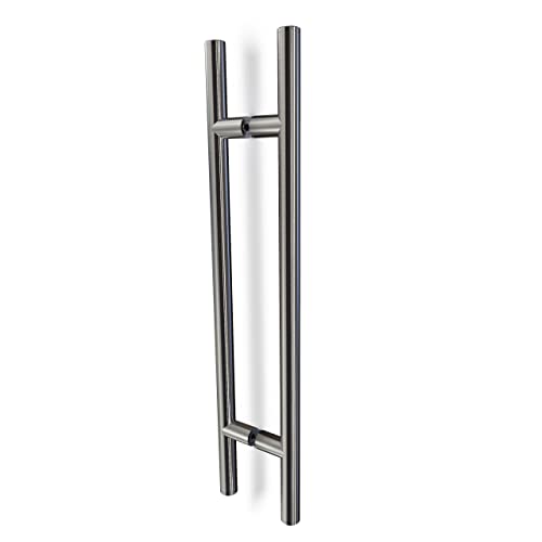 oppali Brossé Acier Inoxydable 304 Matériau de haute qualité Poignée de porte d'entrée | Diamètre de la poignée 25mm | Rond T-Bar | 80cm Longueur Totale oppali Brossé Acier Inoxydable 304 Matériau de haute qualité Poignée de porte d'entrée | Diamètre de la poignée 25mm | Rond T-Bar | 80cm Longueur Totale
