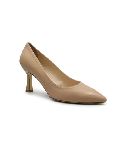 Zapatos de salón Melluso d160q en piel de tono maquillaje con tacón elegante para mujer