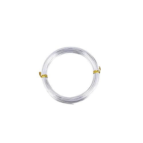 HOODANCOS 1mm Aluminum Soft Iron Wire for DIY Flexible Metal Line Bonsai Craft Jewelry Making