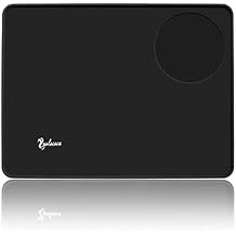 Yolococa Coffee Tamper Mat Food Grade Silicone Rubber Espresso Mat 8 Inch X 6 Inch Black
