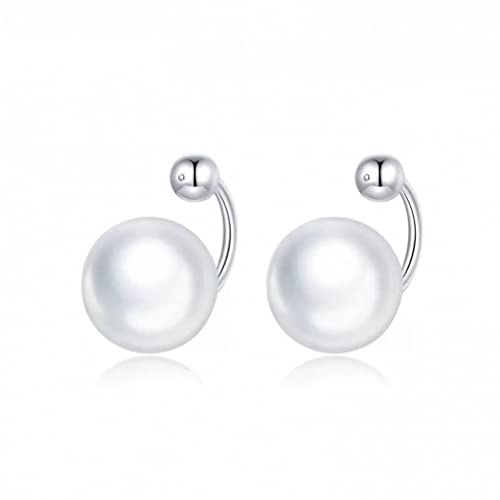 Boucles d'oreilles en perles de coquillage argent sterling femmes bijoux