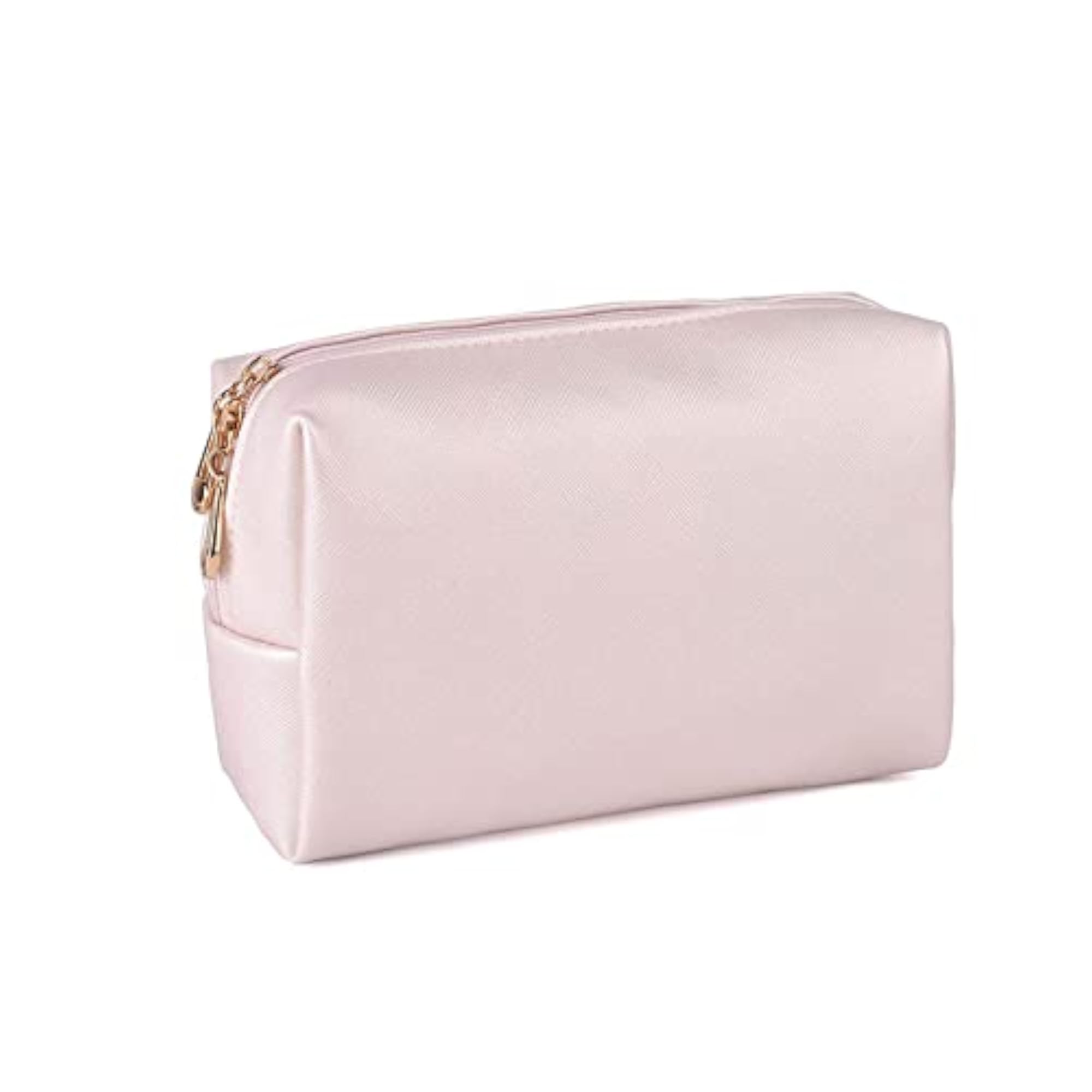Small Pink Waterproof Cosmetic Storage Bag, Large Capacity
