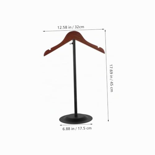 Miniatura 2 de Dikaca Expositor De Ropa Ajustable Para Adultos Con Base Resistente Soporte Para Camisetas Y Bufandas Diseño Compacto Para Tiendas Y