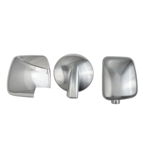 Miroir de porte de voiture ABS chrome argent pour Toyota Hiace 2008-2018 accessoire extérieur