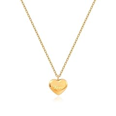 Gold LOVE Heart Necklace