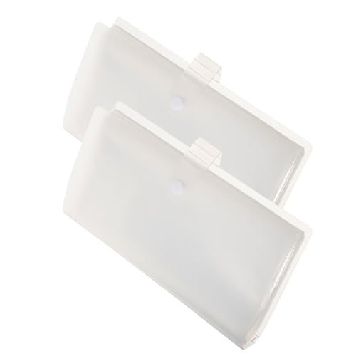 Healeved Álbum Organizador Transparente para Billetes y Entradas 40 Bolsillos 80 Tarjetas y Cierre a Presión Portátil y Resistente Adecuado para Coleccionar Billetes de Avión Entradas