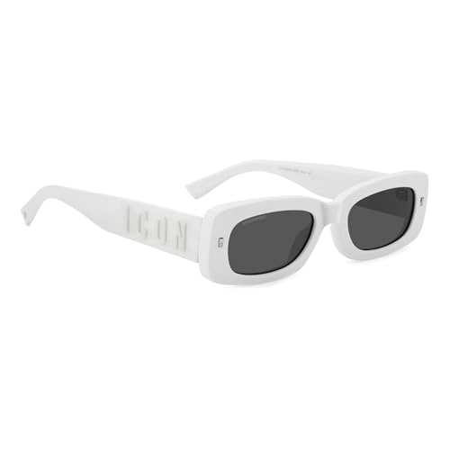 DSQUARED2 ICON lunettes, modèle ICON 0020, couleur blanc, verre 52 mm, pont 20 mm – vue 3
