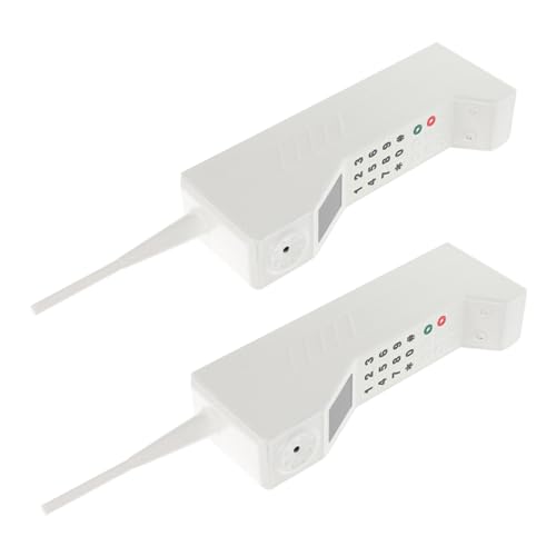 Teléfonos fijos retro blancos para revivir rincones vacíos juego de 2 de hierro vintage