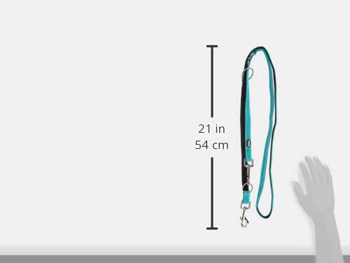 Nobby Führleine Soft Grip, türkis, M-L, L: 200 cm, B: 20 mm