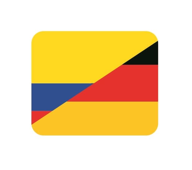 U24 Tapis de souris en textile Colombie Allemagne