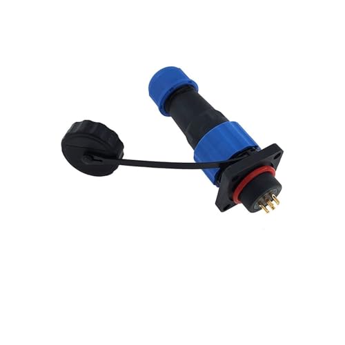 Connecteur carré SP16 6 broches IP68 mâle et femelle pour câble d'alimentation