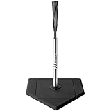 JASCOPRO Portable Baseball Batting Tee, Height Adjustable from 25-37 inch Hitting Tee for Baseball and Softball,Premium Baseball Tee with Rubber Top,Alumium Pole,Metal Base for Kids/Youths/Adults