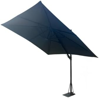 Black Hot Tub Umbrella Canopy with Base
