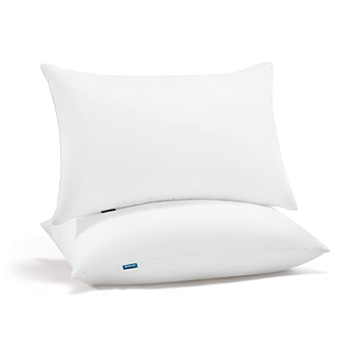 Bedsure Pillows Queen Size Set of 2 - Queen Pillows 2 Pack Down Alternative Hotel Quality Bed Pillows for Sleeping Soft and Supportive Pillows for Side and Back Sleepers