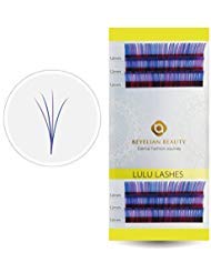 BEYELIAN LULU Lashes Violet Series 0.07 Thickness 12mm C Curl Eyelash Extension Colored Lash Extension Volume Lash Extensions 6 Rows