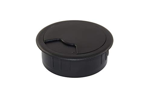 Oskar Lehmann Cable pasaventanas  60 mm paso de cable KDF Negro