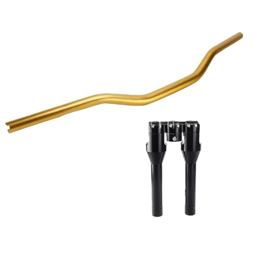 Guidon modulaire style Club et rehausseur conique 25-38mm pour moto Sportster et Dyna