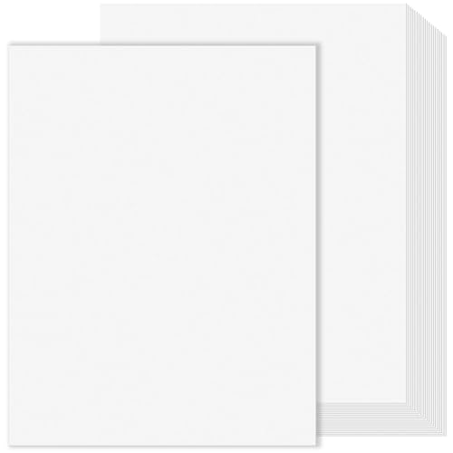 Fainne 150 Sheets Pastel Card Stock Paper, 67lb Cover Medium Weight White Cardstock, 8.5 x 11 Inch Paper for Crafts, Coloring, Announcements, Printing at School, Office, Home