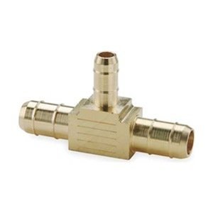 Parker 224-8-8-6-pk5 Union Tee, Barbed, Brass, 0.375" x 0.25" Size (Pack of 5)