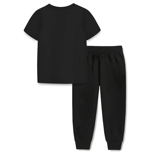 Image of Trampoline Boys Printed T-shirt and Trackpant set Pack of 1