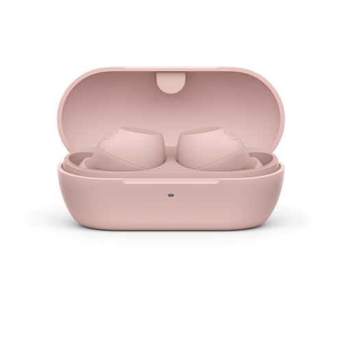Sony WF-C710N Truly Wireless Noise Cancelling Earbuds, leichte Kopfh&ouml;rer, Touch-Bedienung, Multipoint-Verbindung, IPX4, bis zu 40 HR-Akku, Quick Charge, iOS & Android - Rosa