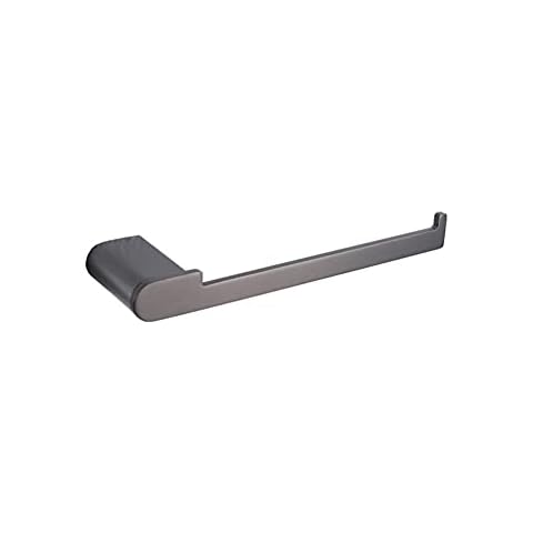 ASDDD Black Towel Rail for Bathroom, Wall Mounted Bathroom Towel Holder, Fixed Bath Towel Bars, Gunmetal Grey Color Stainless Steel Gun Metal Towel Hanger (Color : 1 pcs) Cover
